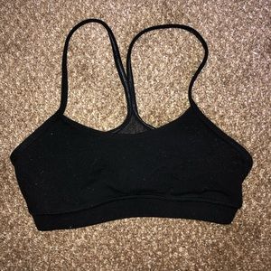 Lululemon black size 6 sports bra